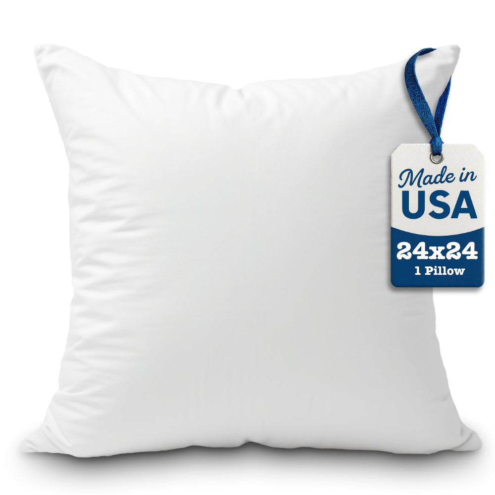 Foamily Premium Decorative Throw Pillow Insert Made in USA - All Sizes for Bed and Couch