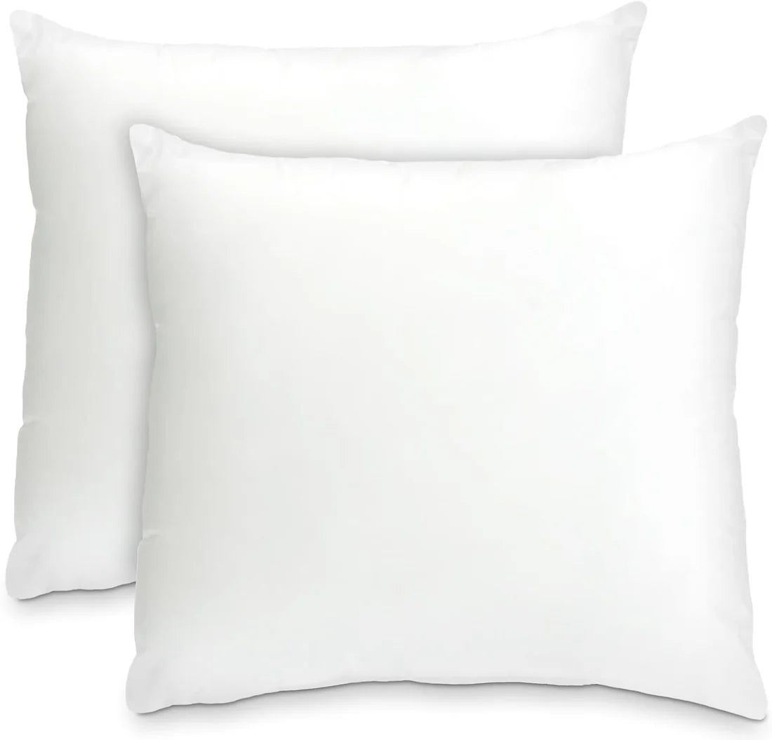 High Quality 18 x 18 Pillow Inserts Set of 2 for Throw Pillows Foamily