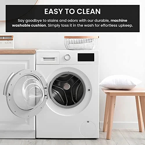 FE SUGAR easy-to-clean, machine washable cushion for effortless stain and odor removal.