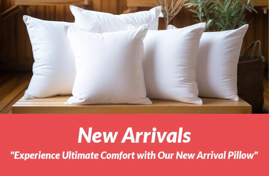 Foamily's New Arrivals Collection - Latest High-Quality Pillow Inserts for Your Home.