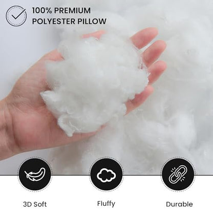 Foamily Throw Pillow Inserts 16x16-inch, Set of 4 Square Pillow Inserts & Pillow Forms, Polyester Couch Pillow Stuffing & Throw Pillow Insert for Indoor, Made in USA