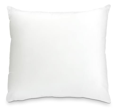 Foamily Throw Pillow Inserts 16x16 Inch, Polyester Sham Pillow Filler and Decorative Square Pillow Stuffer, Bed and Couch Pillow Inserts for Indoor Use, Made in USA